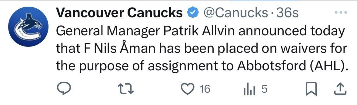 And then there were nil Nils on the roster