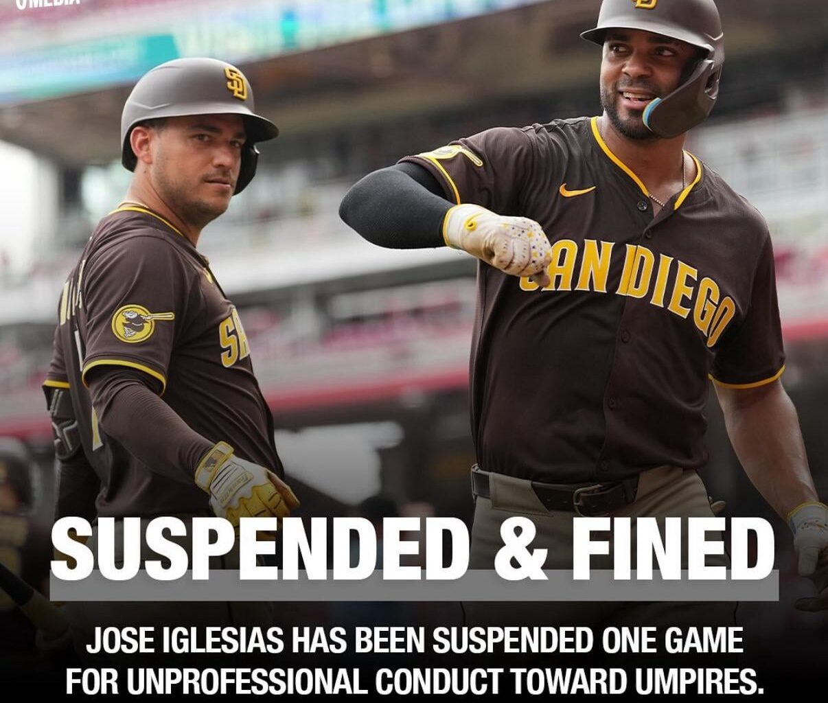 [Jomboy Media] Jose Iglesias Suspended for one game, he and Xander Bogaerts fined