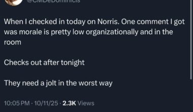 I’m going to lose my fucking mind if these guys are already moping around by GAME FUCKING TWO.