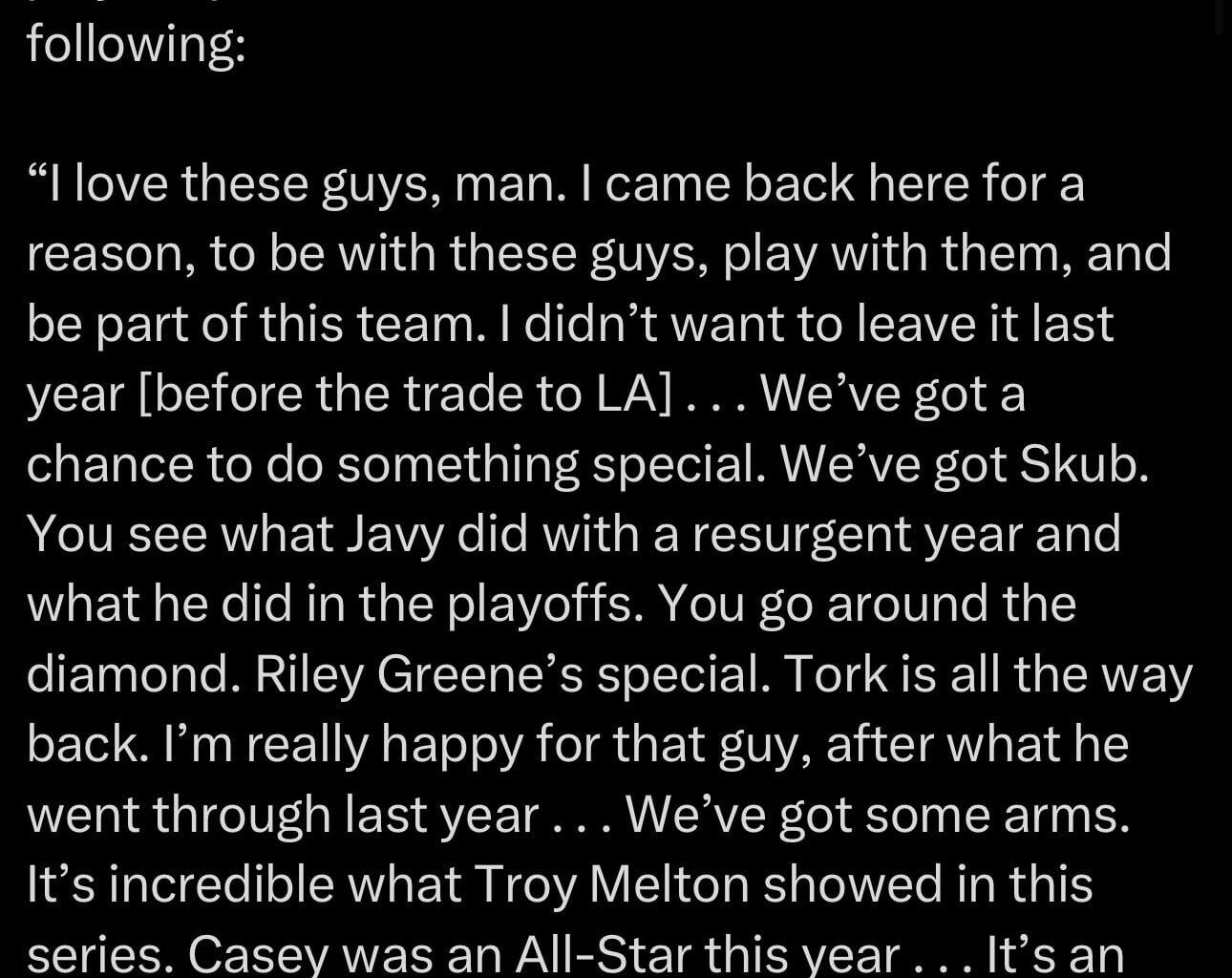 Jack Flaherty hasn’t decided on his $20 million player option for 2026, but he offered the following: