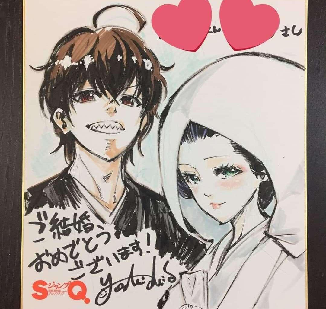 (SPOILER) Official "Congratulations" Art by Yoshiaki Sukeno for JumpSQ