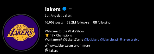 Why is the difference beetween LA sport teams so big in terms of social media followers? (IG in this case)?