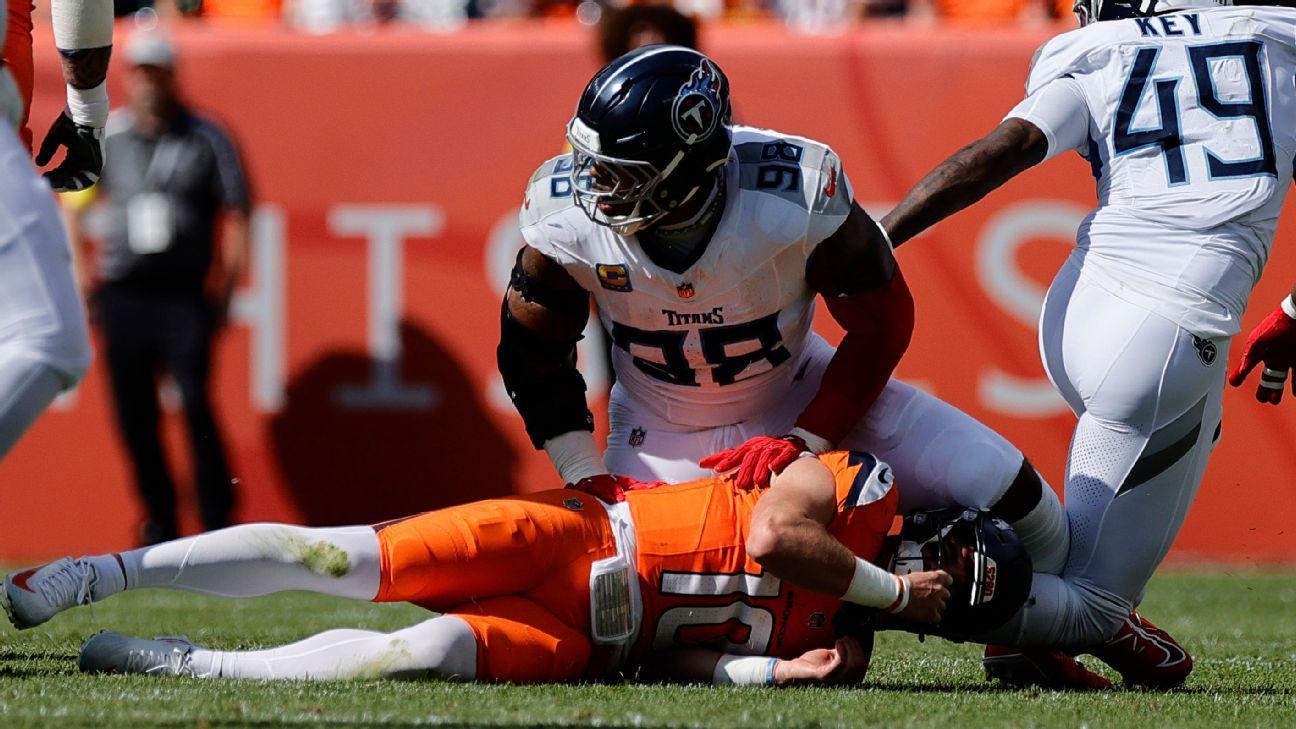 Simmons, Ridley among Titans starters ruled out