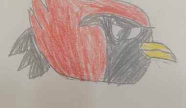 Drew the Arizona Cardinals logo as an Angry Bird