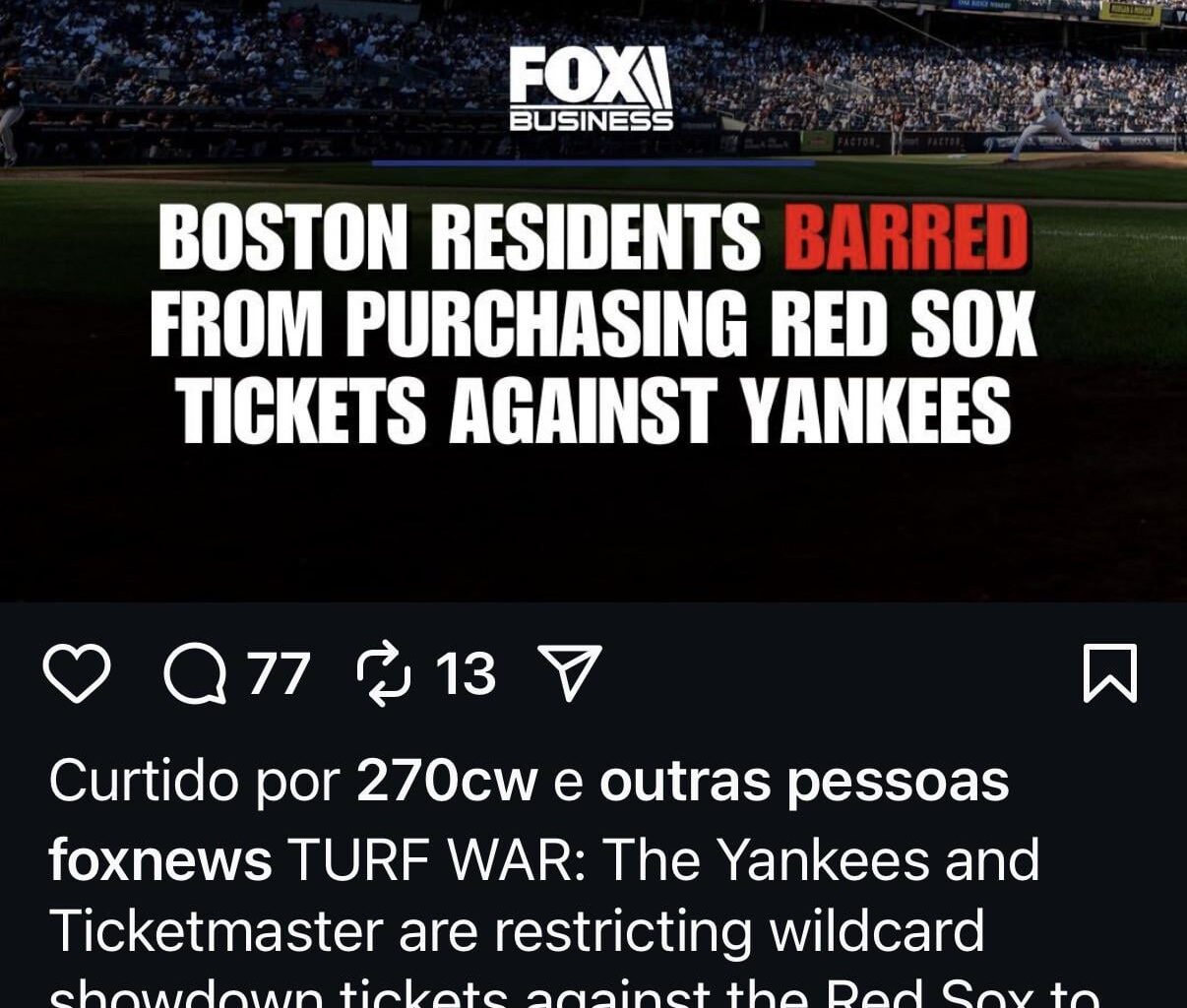 Ok, we should do this now on ticketmaster resale. FTC