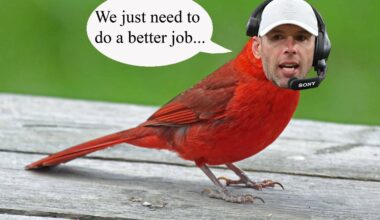 The VERY COMMON 'We just need to do a better job' Cardinal