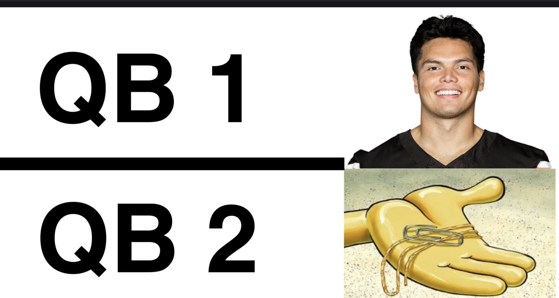 A look at the Brown’s QB room…