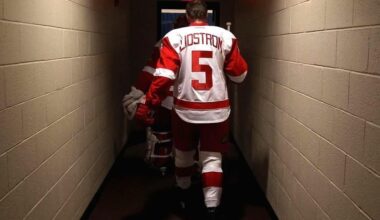Nicklas Lidstrom for 5 days until the Red Wings opener vs Montreal!