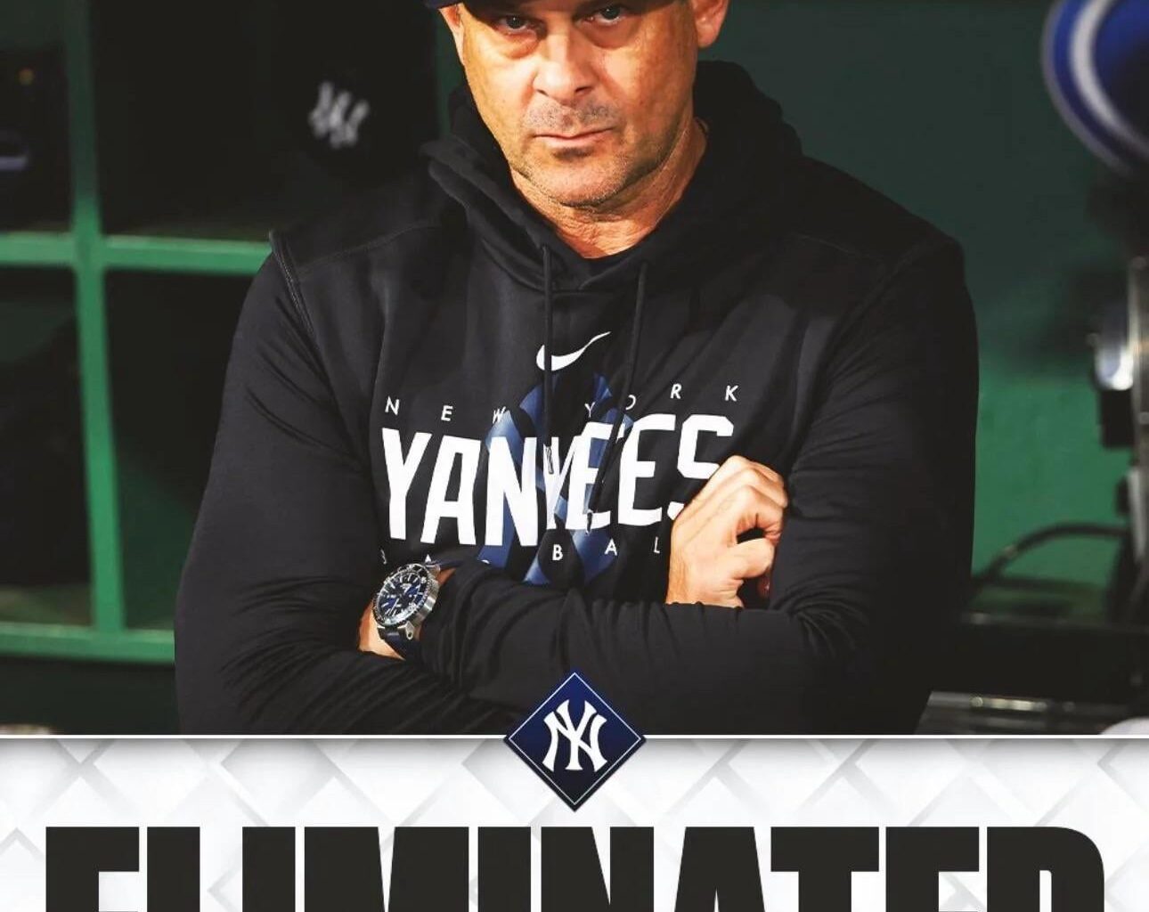 The New York Yankees have been eliminated from championship contention