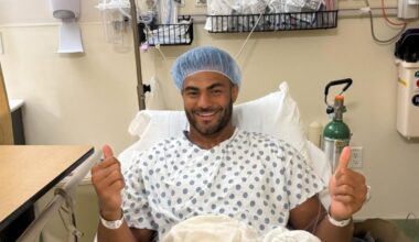 Fred Warner going in for his surgery - via Sydney Warner on Instagram