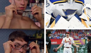 Watching the Hawks play the Blues tonight and…