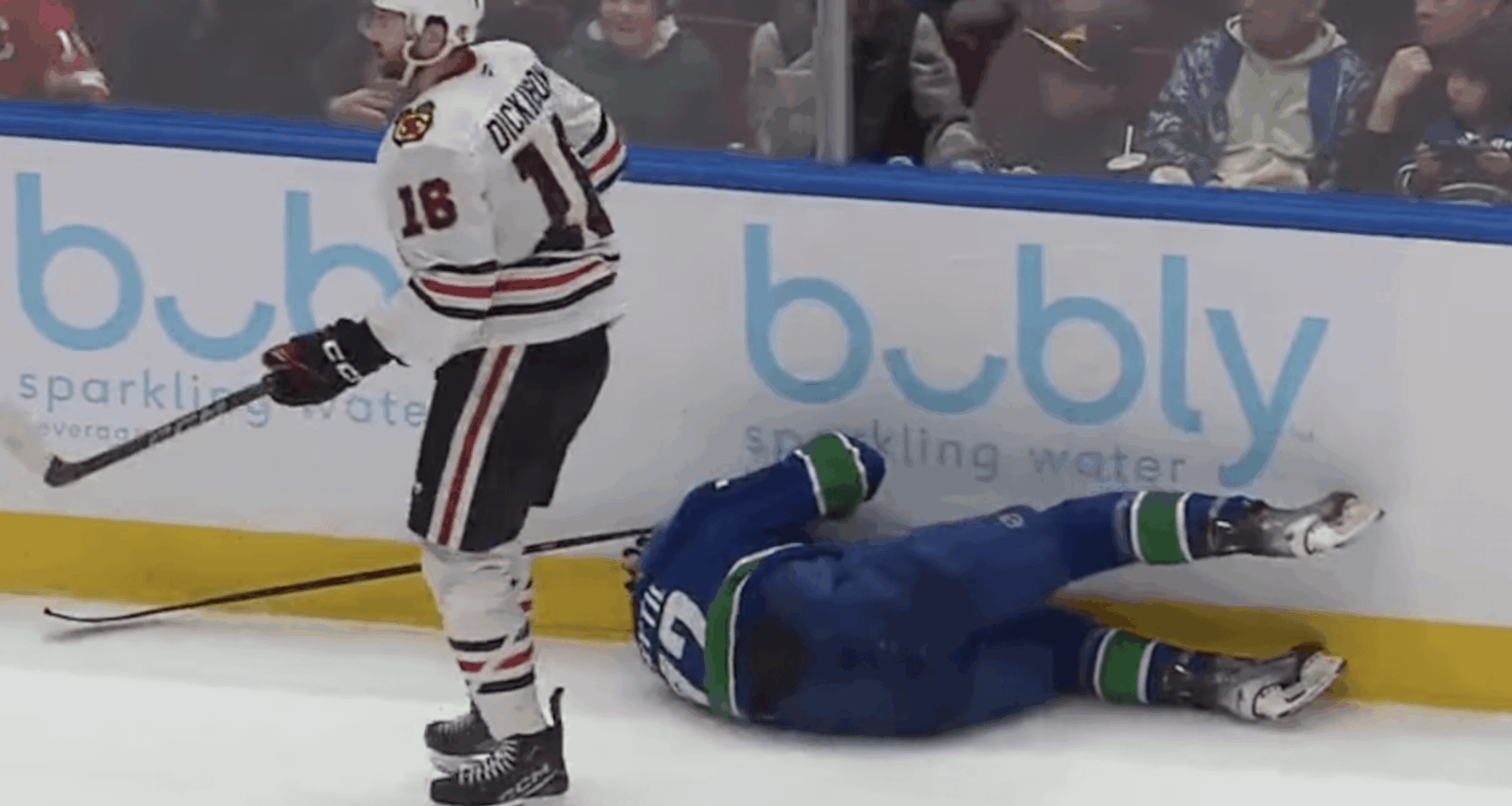Will Vancouver Canucks get revenge on Blackhawks' Jason Dickinson for dirty hit? | Sports