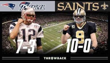 Saints vs. Patriots (2009, Week 12)