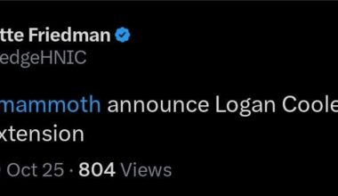 Logan Cooley signs an 8 x $10M extension