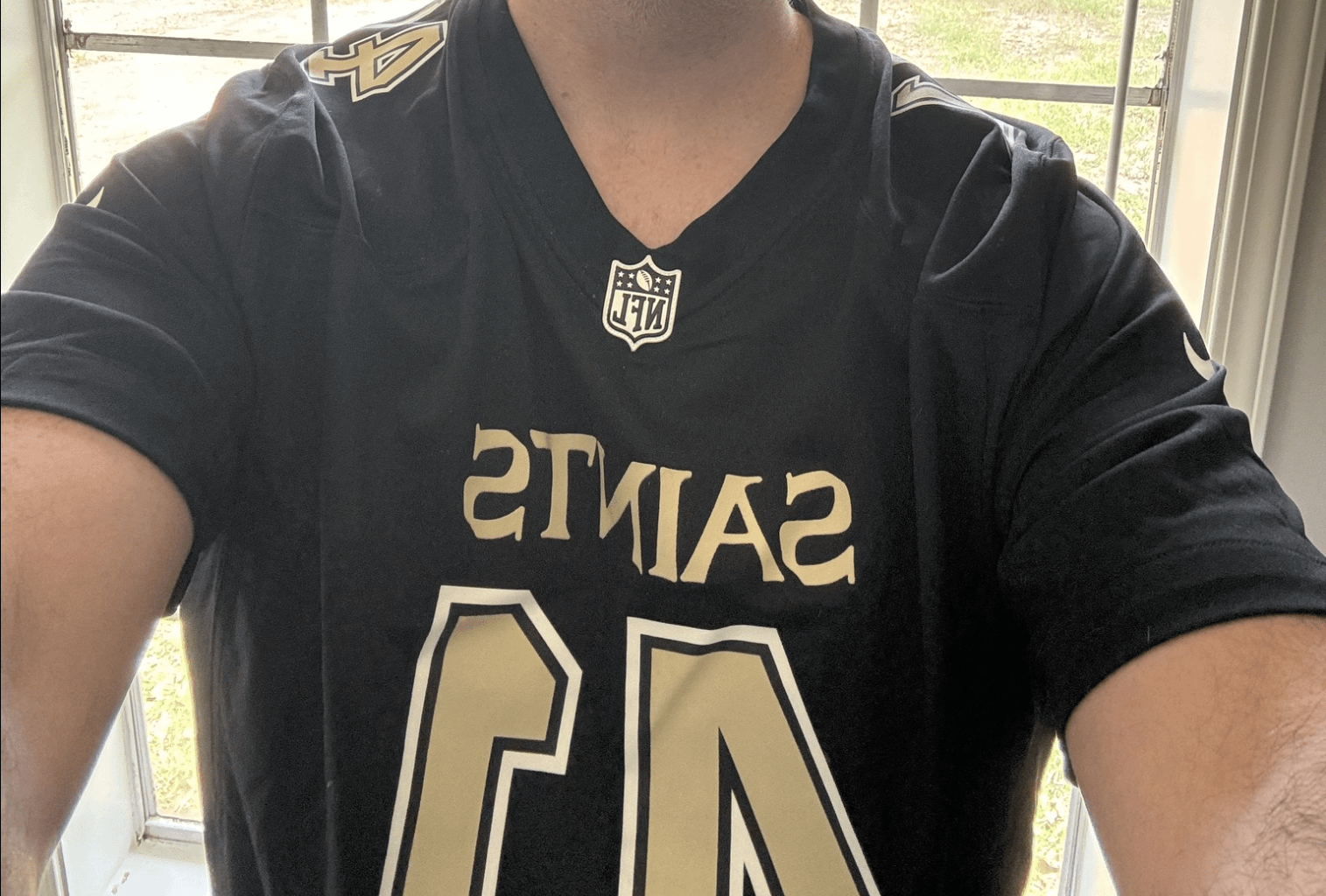 I said I'd get a jersey of the colors from the first win. ALL BLACK BABY