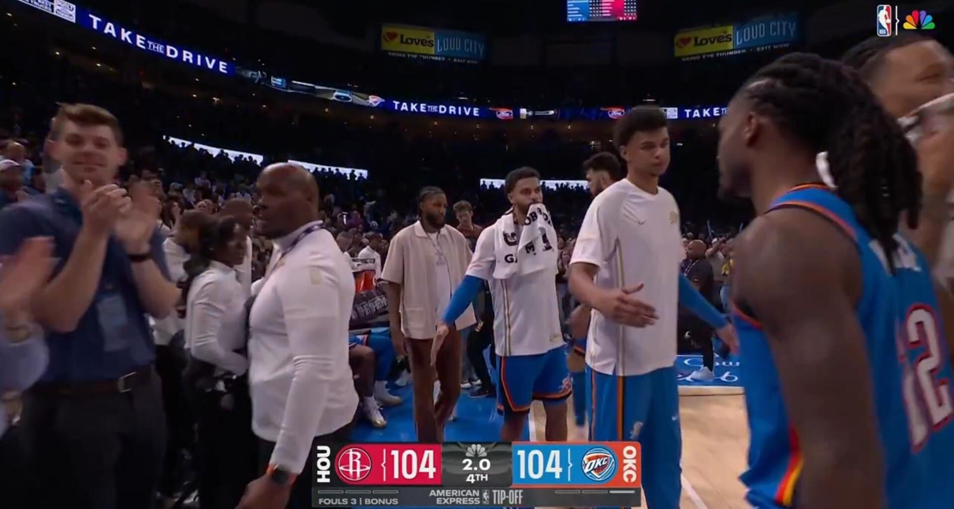 Great game but I'm trying to watch Lakers on NBC LMAO