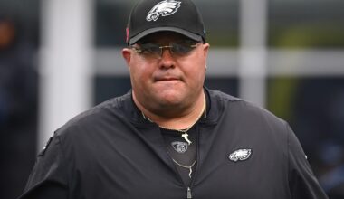 Eagles' Dom DiSandro provided pizza and cheesesteaks for Cam Skattebo after ankle surgery