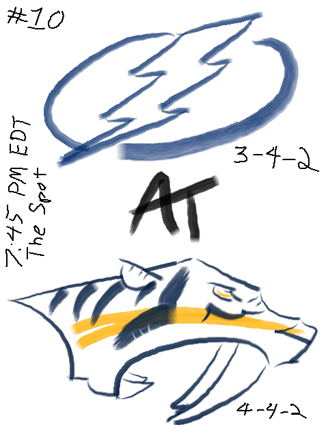 [PREGAME] Tampa Bay Lightning at Nashville Predators - 7:45pm EDT - 10/28/25 - The Spot - If We Win One Tonight… Edition