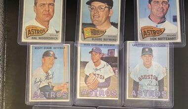 old 60s Astros cards while going through my (grandpas collection