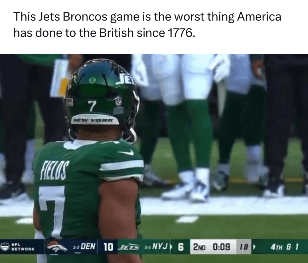 Goodness the Jets are beyond bad