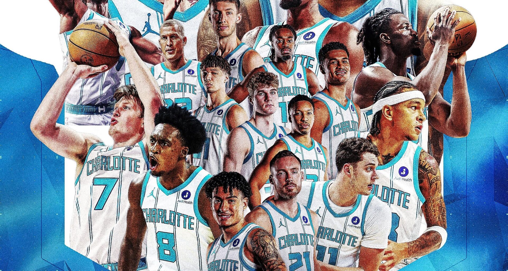 With the season now underway, here is your confirmed 25/26 Hornets roster! Any surprises? 👀👀 - credit @nextgencreativess