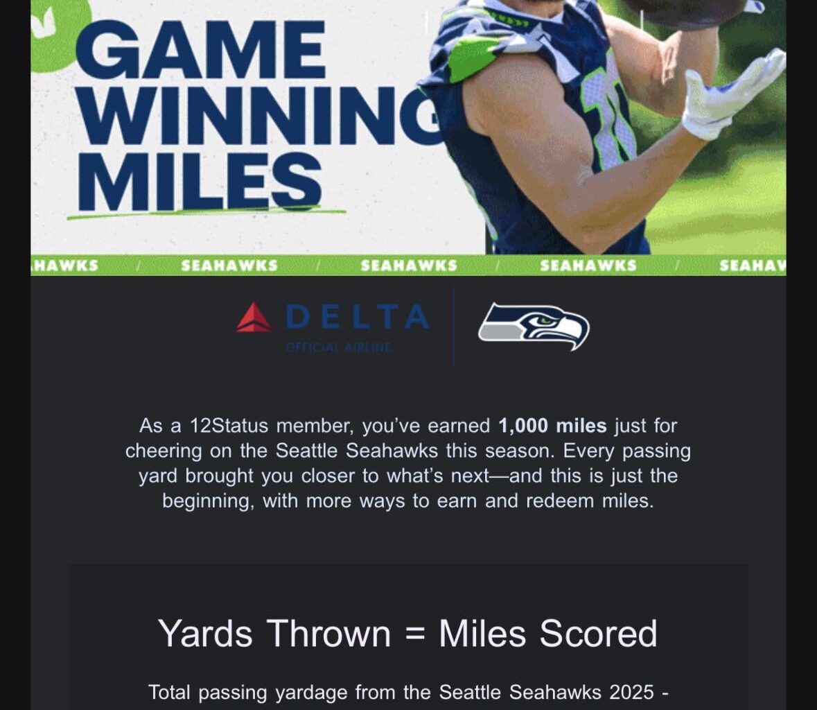 Thanks Darnold for all the miles!