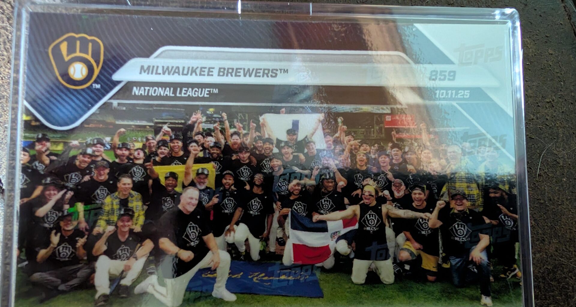 Got my Topps card for the NLDS win