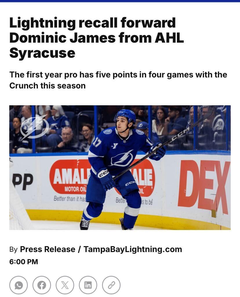 🚨DOMINIC JAMES CALL UP🚨