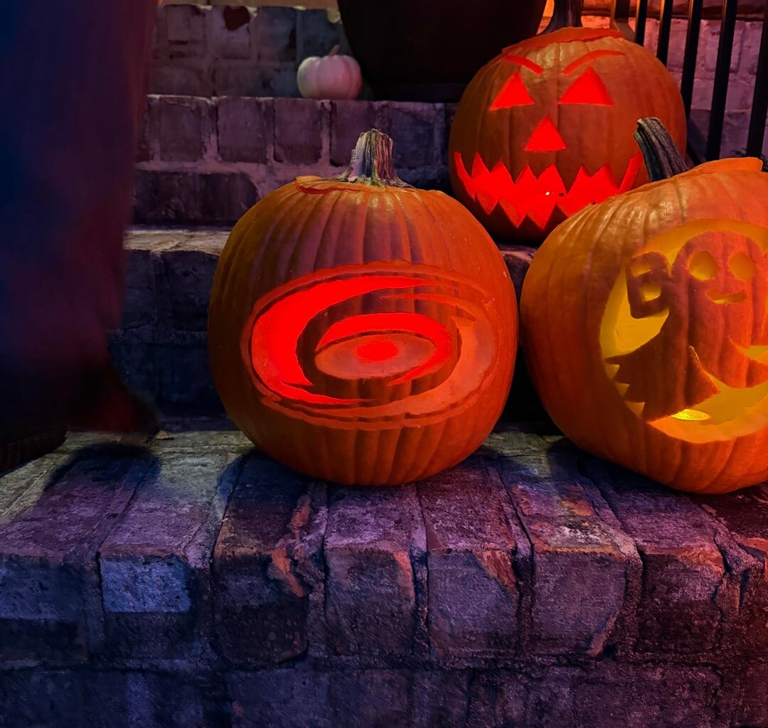 Carolina Hurricanes Pumpkin