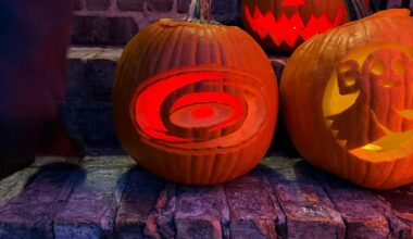 Carolina Hurricanes Pumpkin