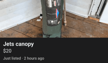 Seen on FB Marketplace. Open for the caption.