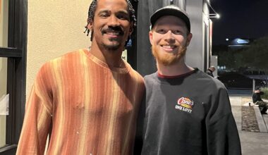 Met Ahkello Witherspoon at my work the other night!!