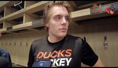 Full postgame media: Leo Carlsson, Mason McTavish, Mikael Granlund, Joel Quenneville on preseason finale in LA