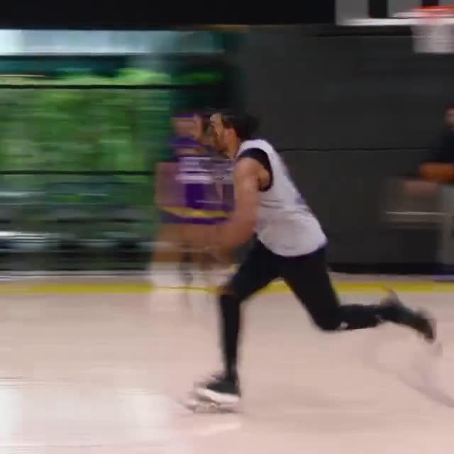 Nice leadership from Gabe at practice in training camp