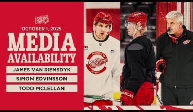 James van Riemsdyk, Simon Edvinsson, Todd McLellan Media | Oct. 1, 2025