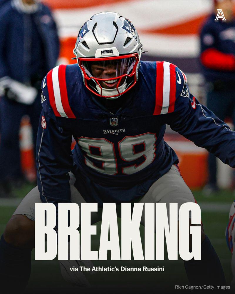 The Patriots are trading pass-rusher Keion White to the #49ers, per multiple sources