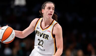 Caitlin Clark returns to action on grass instead of hardwood