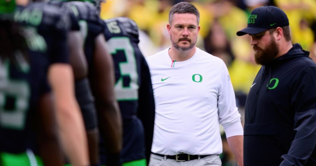 Oregon Head Coach Dan Lanning