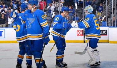 Blues set with 23-man Opening Night roster