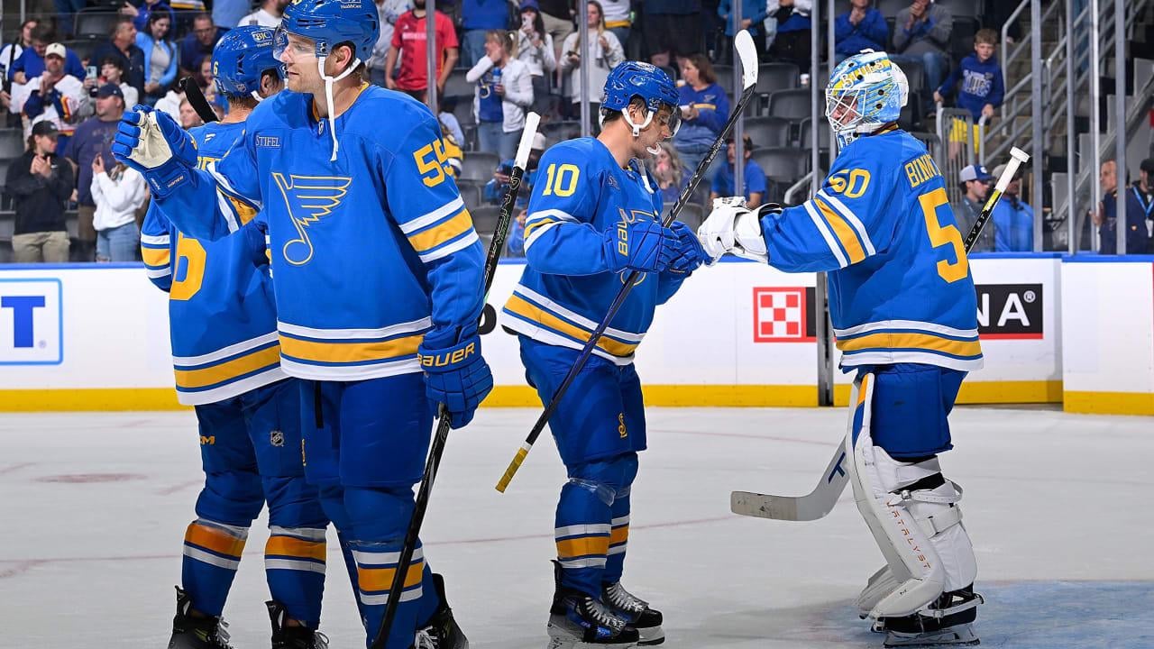 Blues set with 23-man Opening Night roster
