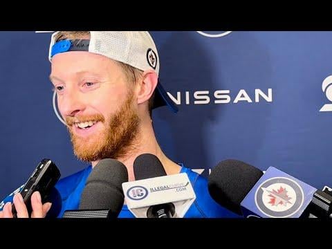 Kyle Connor media availability re: 8-year contract extension
