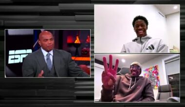 [Inside The NBA] Chuck to Tyrese Maxey: "You got paid, and you earned it. Why don't you buy the young guy (VJ Edgecomb) some stuff to put on his damn walls"

Tyrese: "Number three pick, and you got Adidas on your chest, they're gonna make sure you're alright"