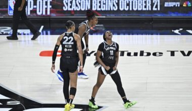 WNBA Finals: Las Vegas Aces take Game 1 with comeback victory against Phoenix Mercury