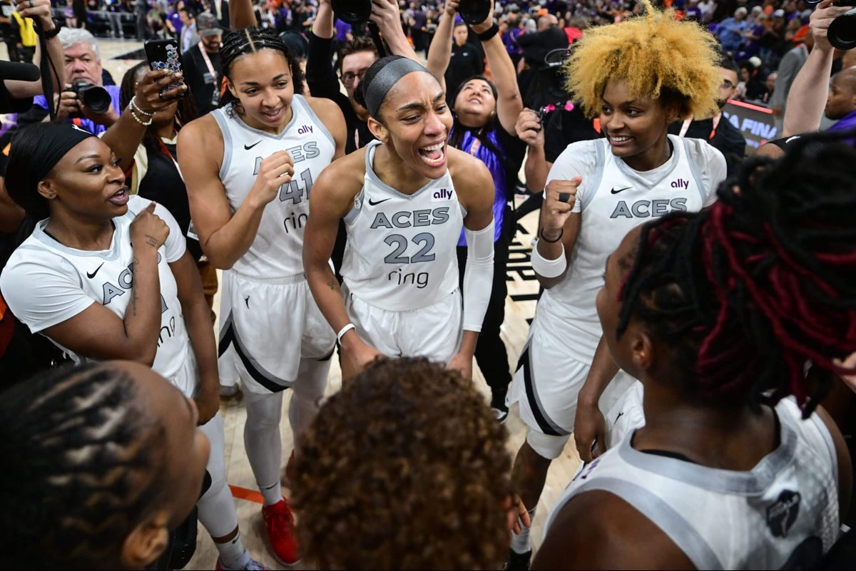 Las Vegas Aces claim WNBA championship with sweep of Phoenix Mercury