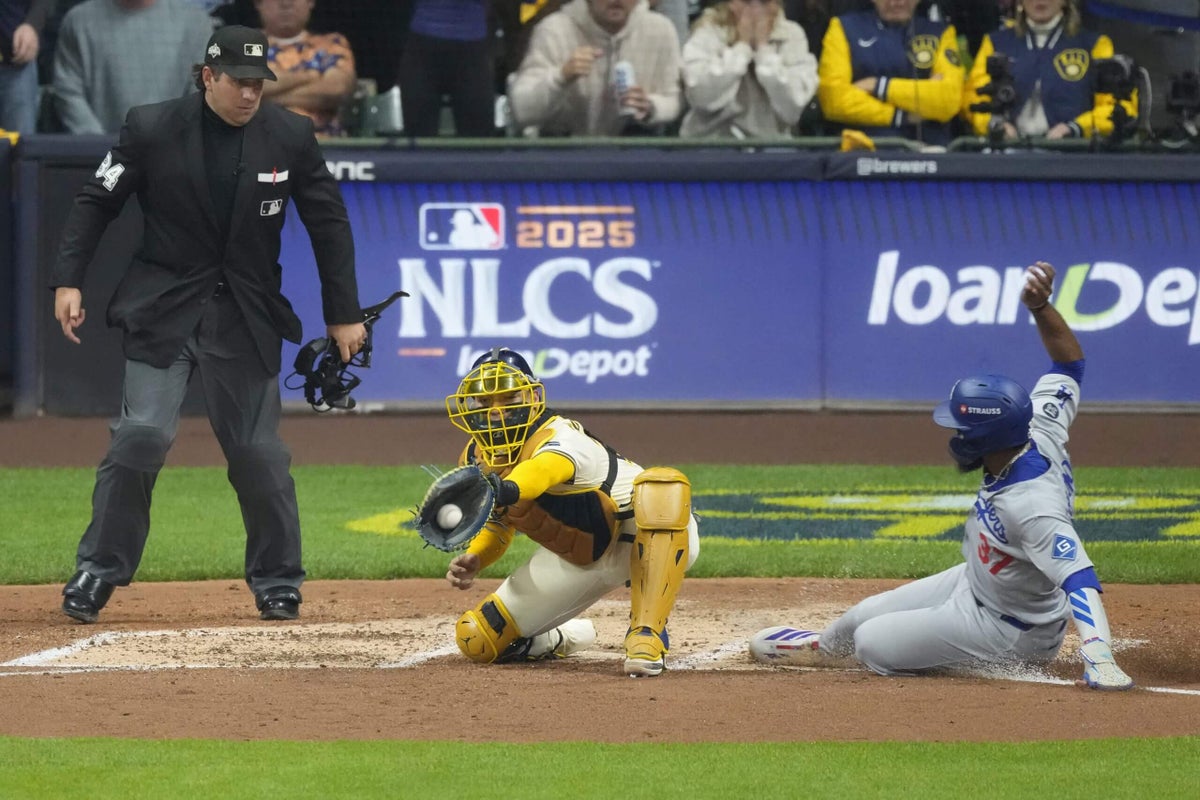Brewers pull off jaw-dropping double play to stun Dodgers and fans in NLCS Game 1