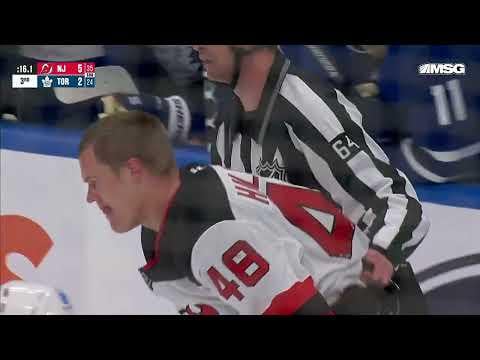 Simon Benoit vs Brian Halonen - Devils @ Leafs (21/10)