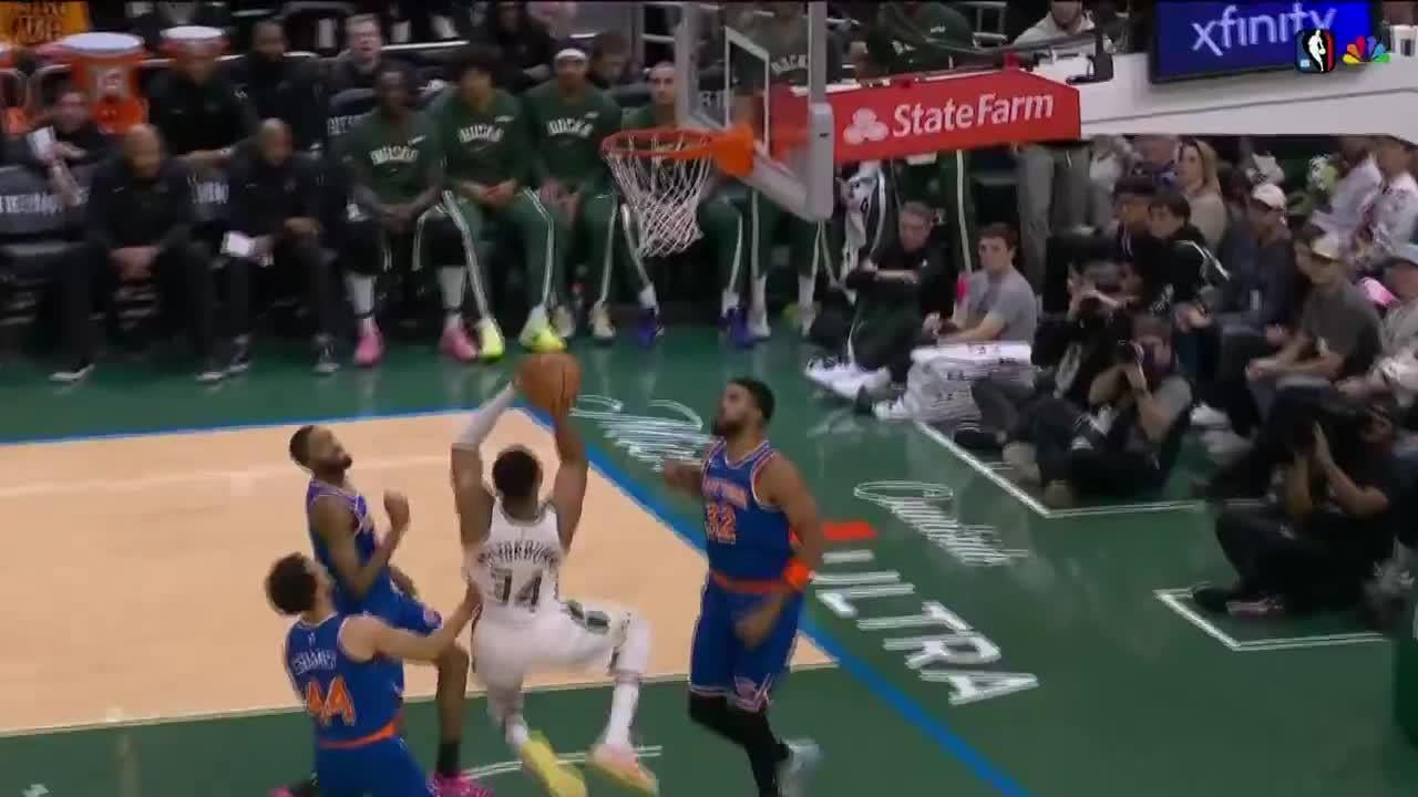 Reggie Miller is dumbfounded that Giannis was able to get away with a 5-step gather without getting called for a travel: "I could've played until I was 50"