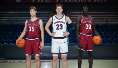 Penn unveiled its new jerseys for the 2025-26 season that are inspired by earlier seasons of the program when winning was a constant.
