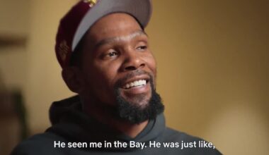 Kevin Durant on his trash talk with Gary Payton: “Gary Payton cannot out-talk me, man. I like reigniting that in the OGs, you know what I’m saying? Like yo, let me see if you still got it bro, mentally.”