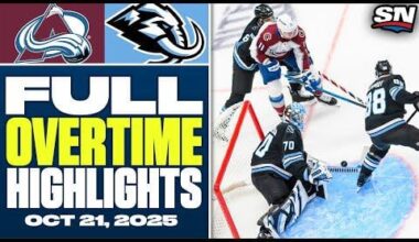 Colorado Avalanche at Utah Mammoth | FULL Overtime Highlights - October 21, 2025